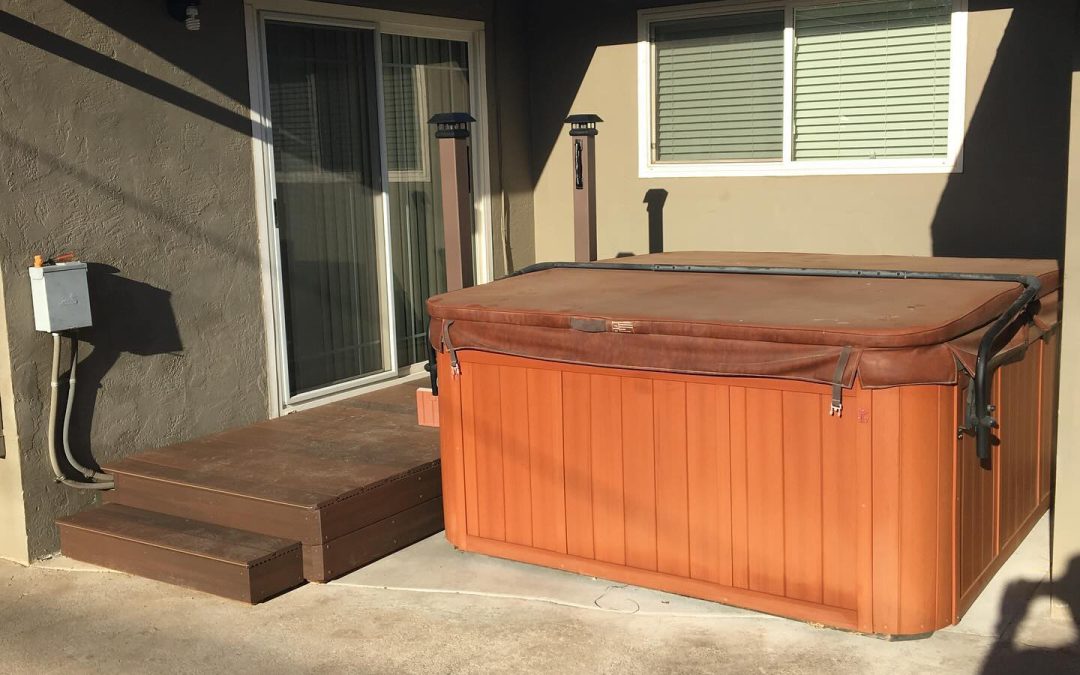 Modesto Custom Jacuzzi Deck: Backyard Spa Transformation